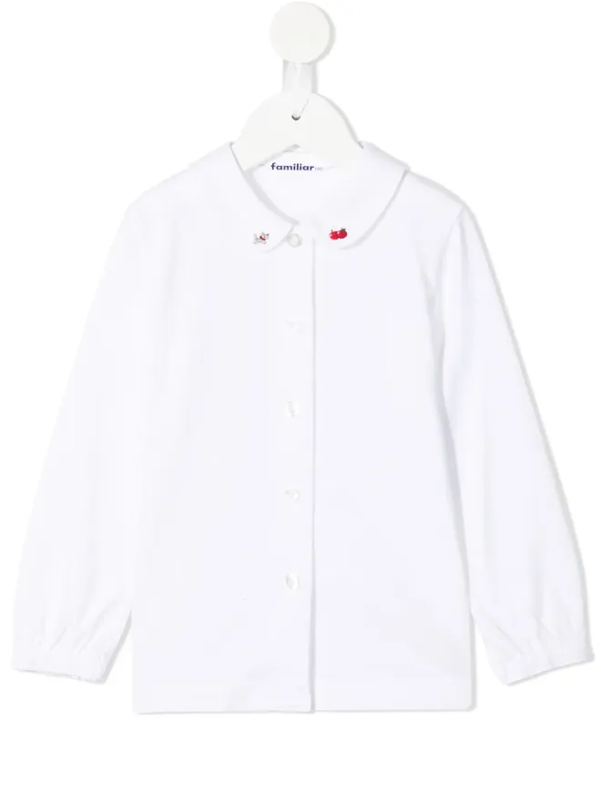 familiar familiar ピーターパンカラーシャツ ホワイトの商品画像
