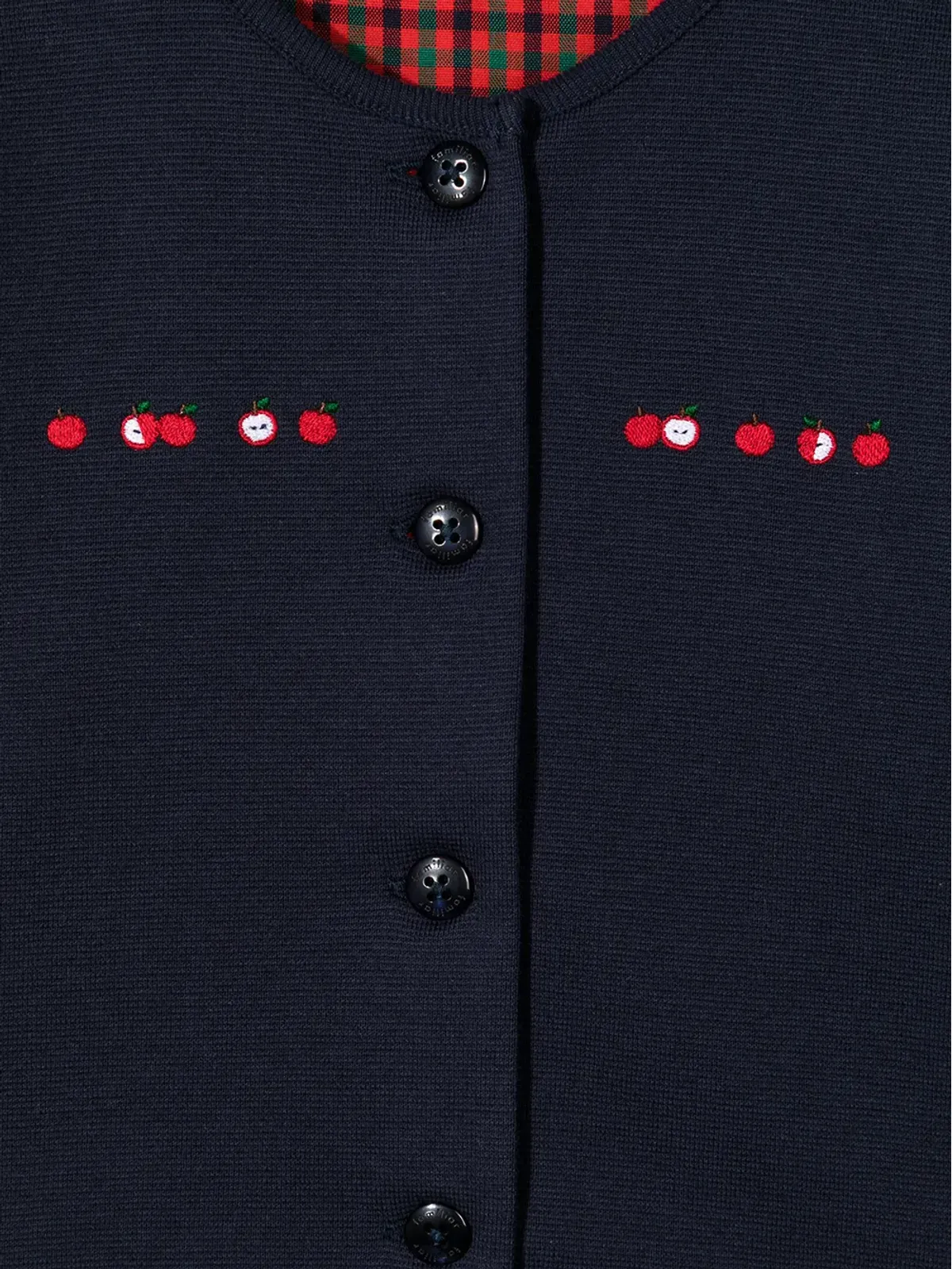 Familiar 刺繍モチーフコットンカーディガン - 画像3