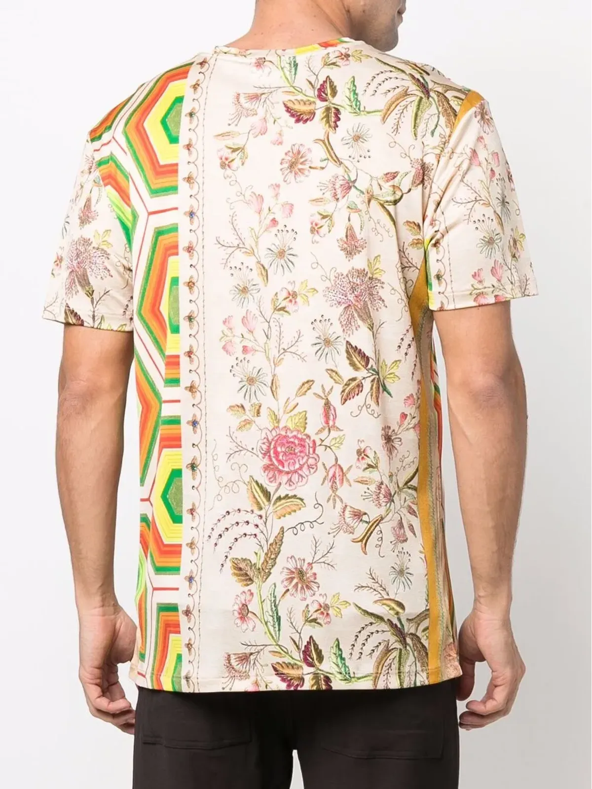 Pierre-Louis Mascia febo mix-print Tシャツ - 画像5