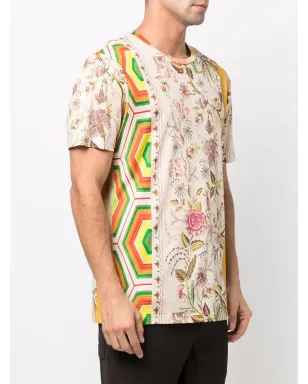 Pierre-Louis Mascia febo mix-print Tシャツ - サムネイル4