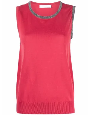 Fabiana Filippi エンベリッシュド ファインニット タンクトップ - サムネイル1