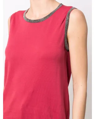 Fabiana Filippi エンベリッシュド ファインニット タンクトップ - サムネイル5