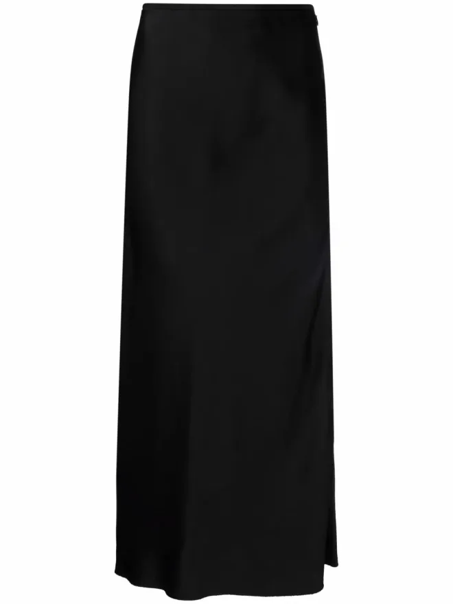 Maison Margiela Maison Margiela サテンAラインミディスカートの商品画像