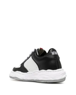 Maison MIHARA YASUHIRO Wayne two-tone leather sneakers - White - サムネイル3