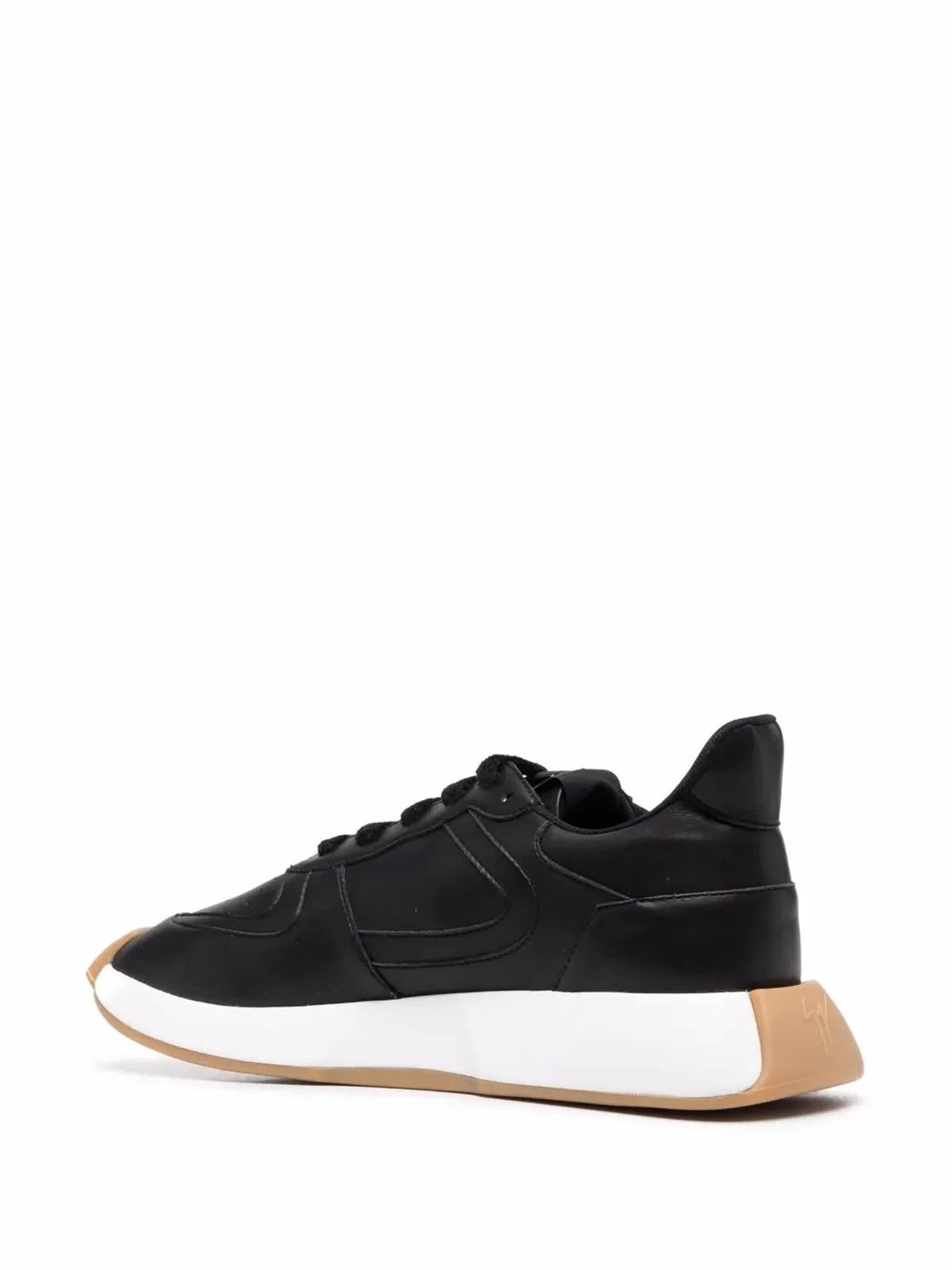 Giuseppe Zanotti チャンキー ロー・トップスニーカー - ブラック - 画像3