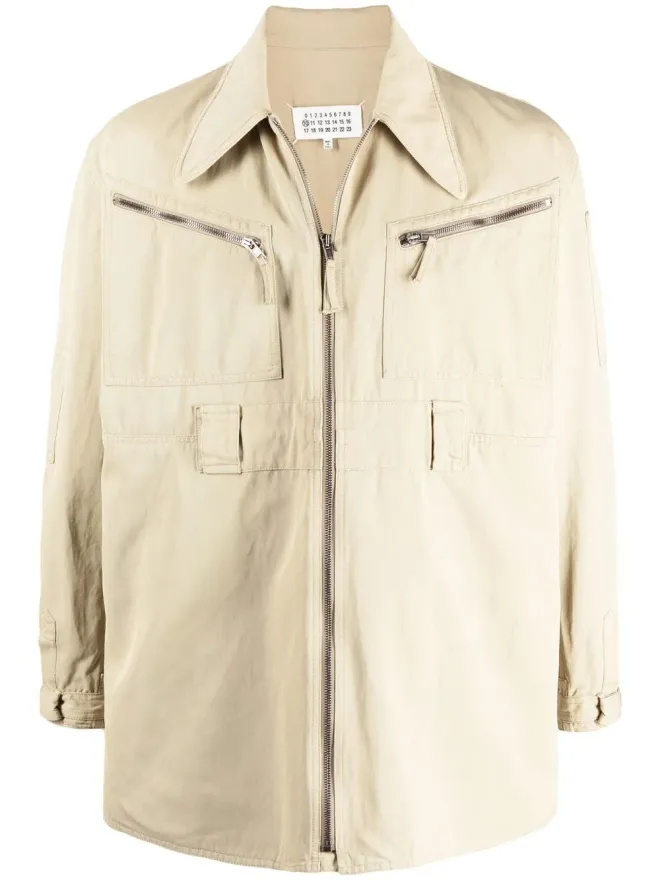 Maison Margiela Maison Margiela ジップアップファスナー付きスポーツジャケットの商品画像