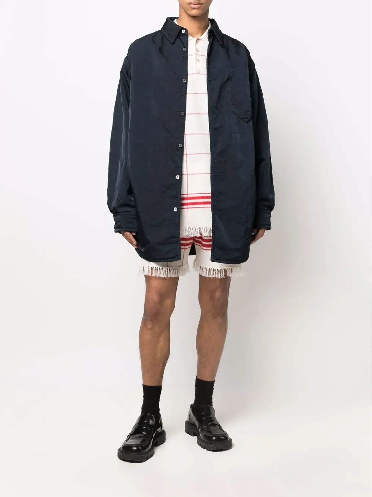 Maison Margiela ストライプポロシャツ - Neutrals - 画像2