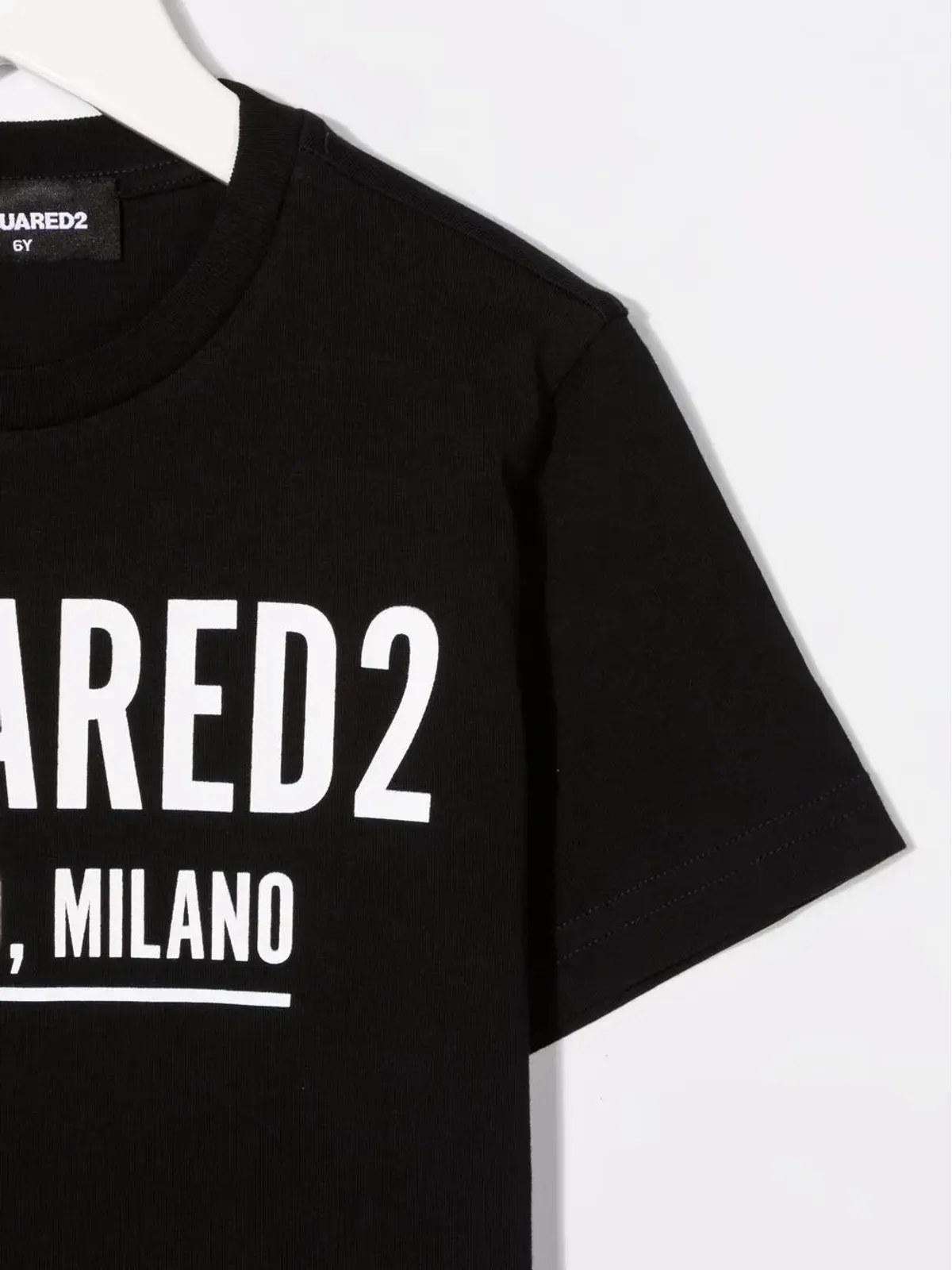 DSQUARED2 KIDS ロゴプリント クルーネックTシャツ - ブラック - 画像3