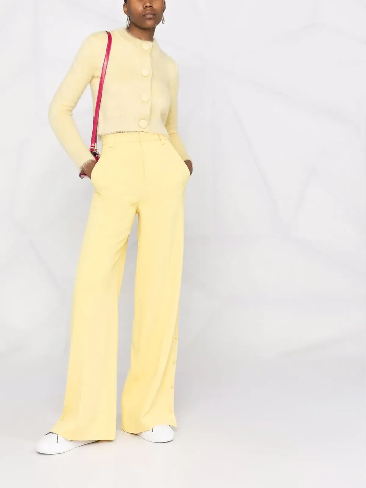 RED Valentino ワイドレッグ テーラードパンツ - 画像2