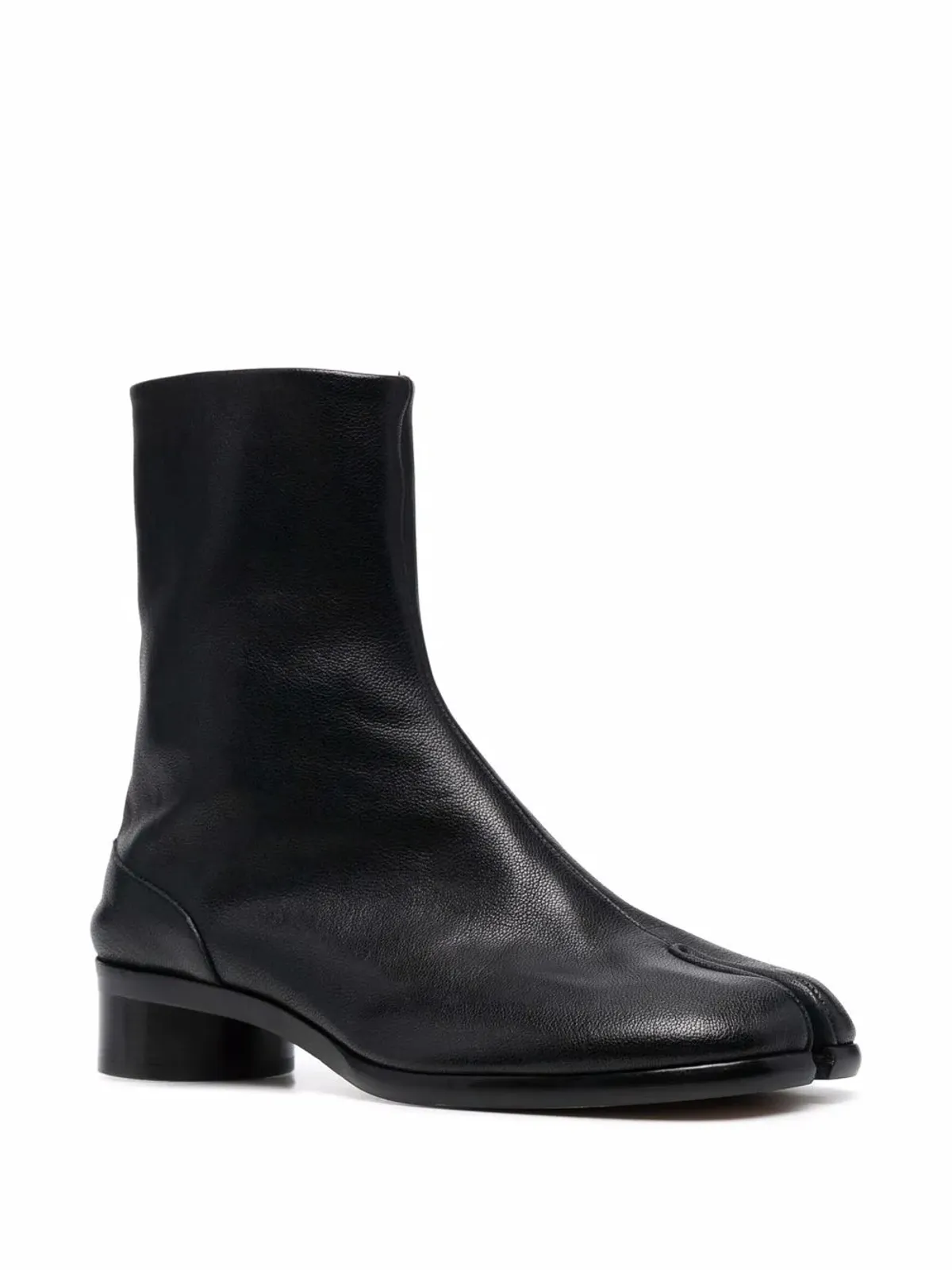Maison Margiela タビ 30mm レザー アンクルブーツ（ブラック） - 画像2