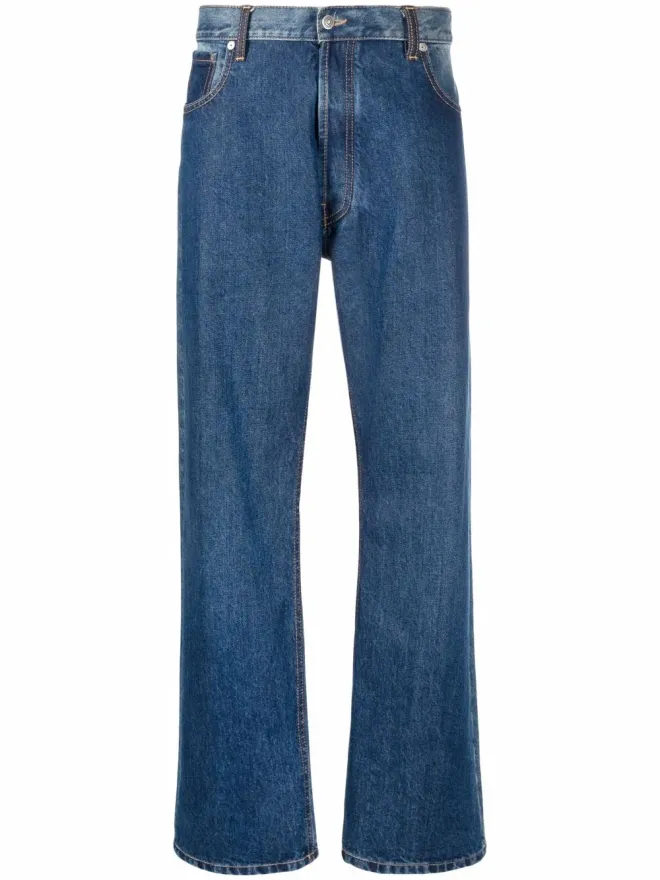Maison Margiela Maison Margiela ツートーンオーバーサイズデニムジーンズの商品画像