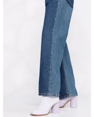 Maison Margiela ツートーンオーバーサイズデニムジーンズ - サムネイル5