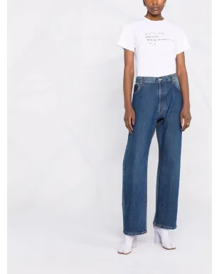 Maison Margiela ツートーンオーバーサイズデニムジーンズ - サムネイル2