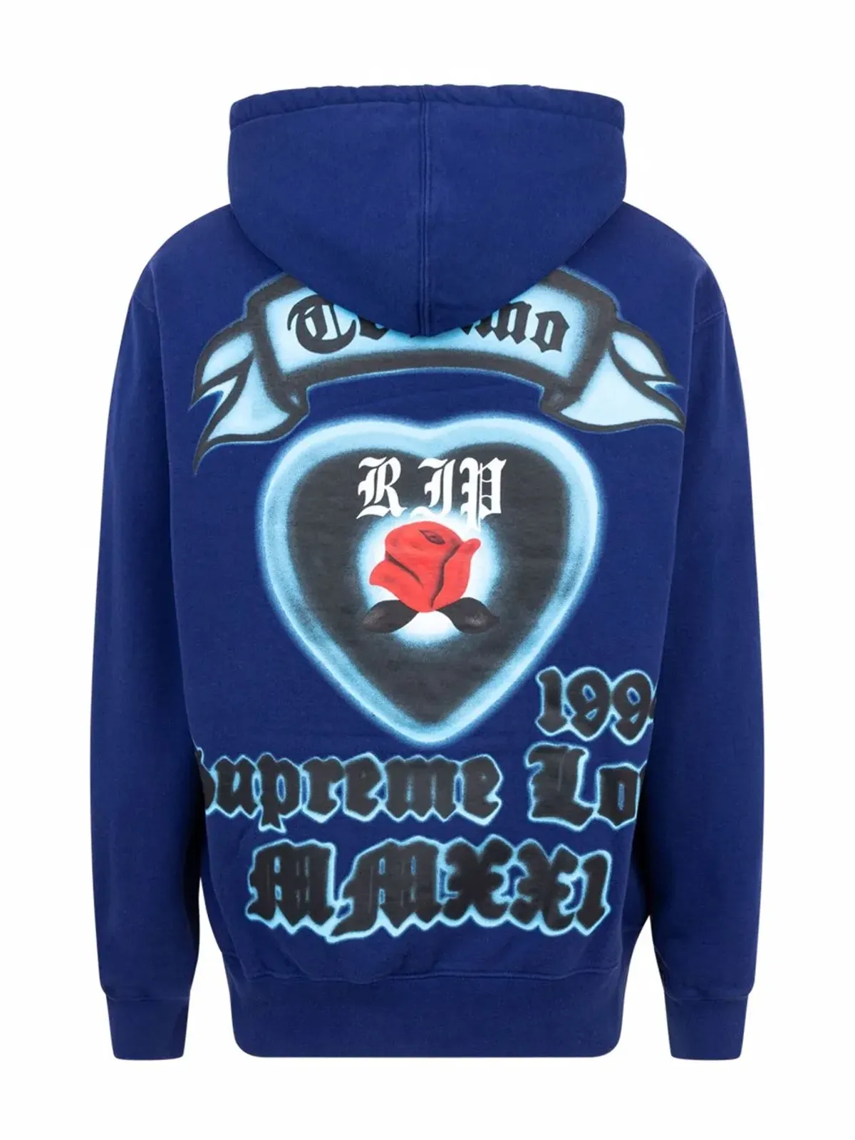 Supreme Love ロゴプリント フード付きパーカー - 画像2