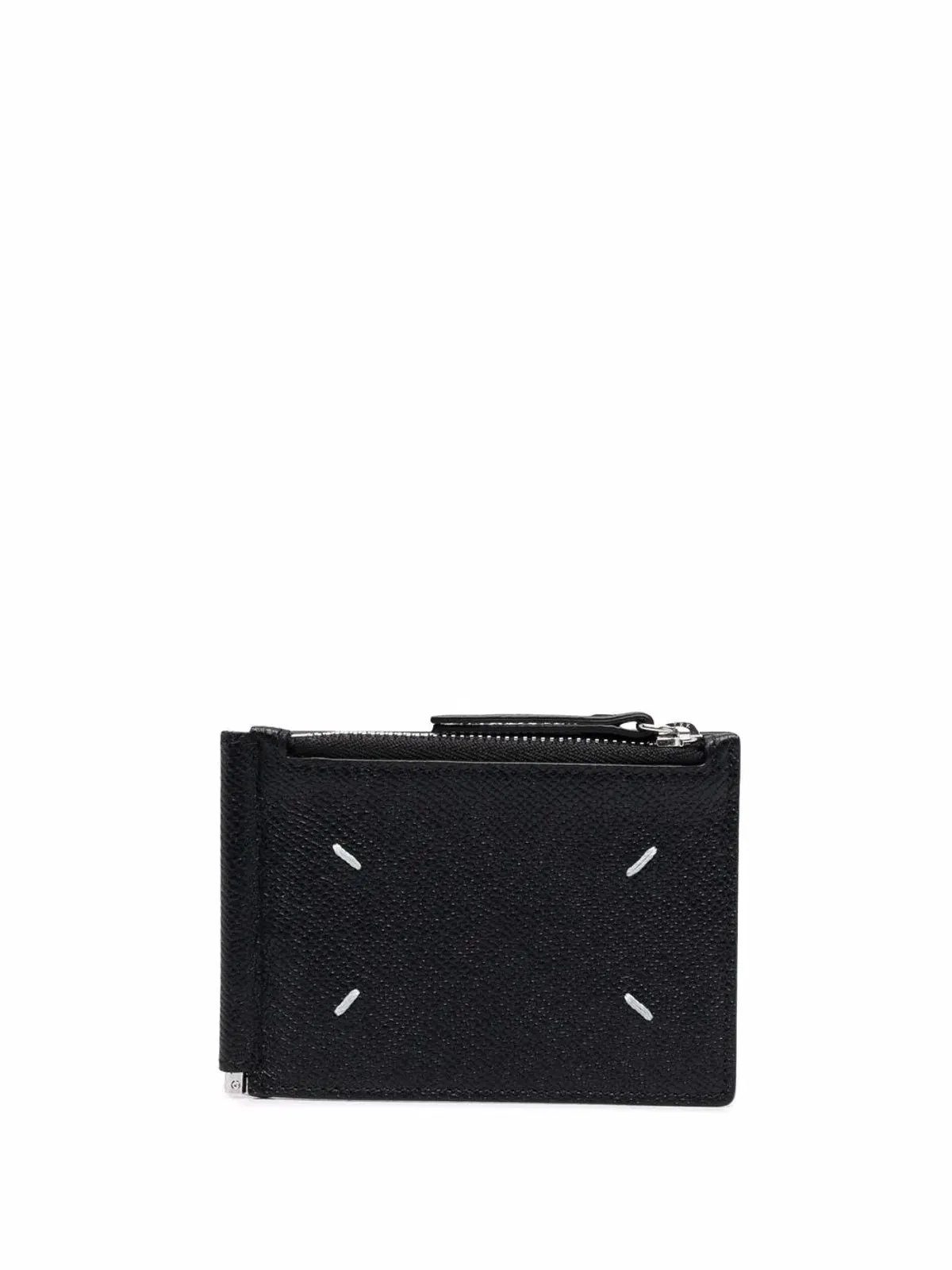 Maison Margiela フォー スティッチズ レザー マネークリップ ウォレット - 画像2