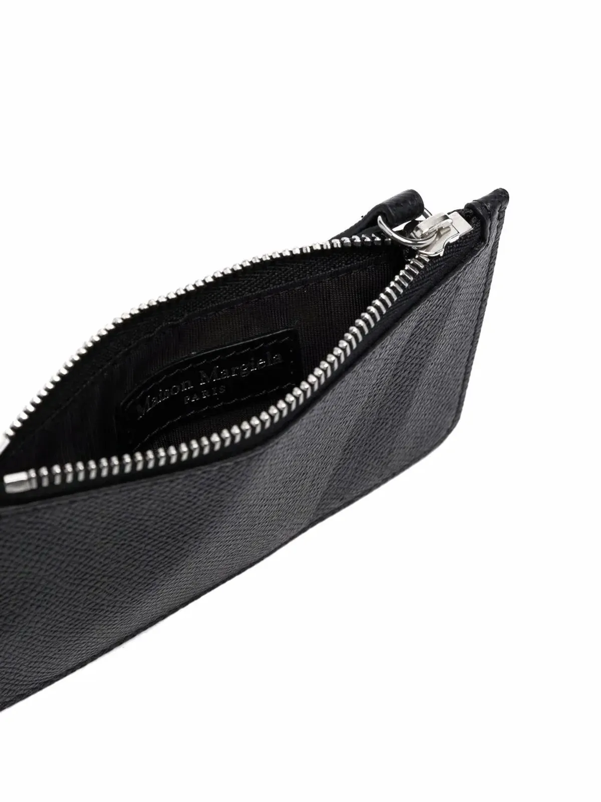 Maison Margiela フォーステッチ レザー カードホルダー - 画像3