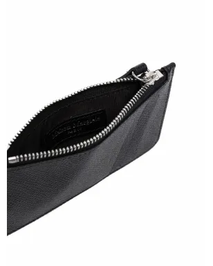 Maison Margiela フォーステッチ レザー カードホルダー - サムネイル3