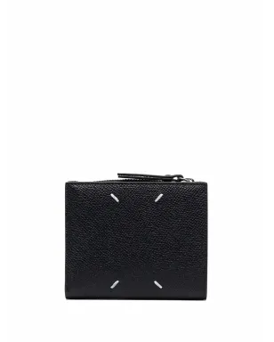 Maison Margiela フォーステッチ レザー ウォレット - ブラック - サムネイル2