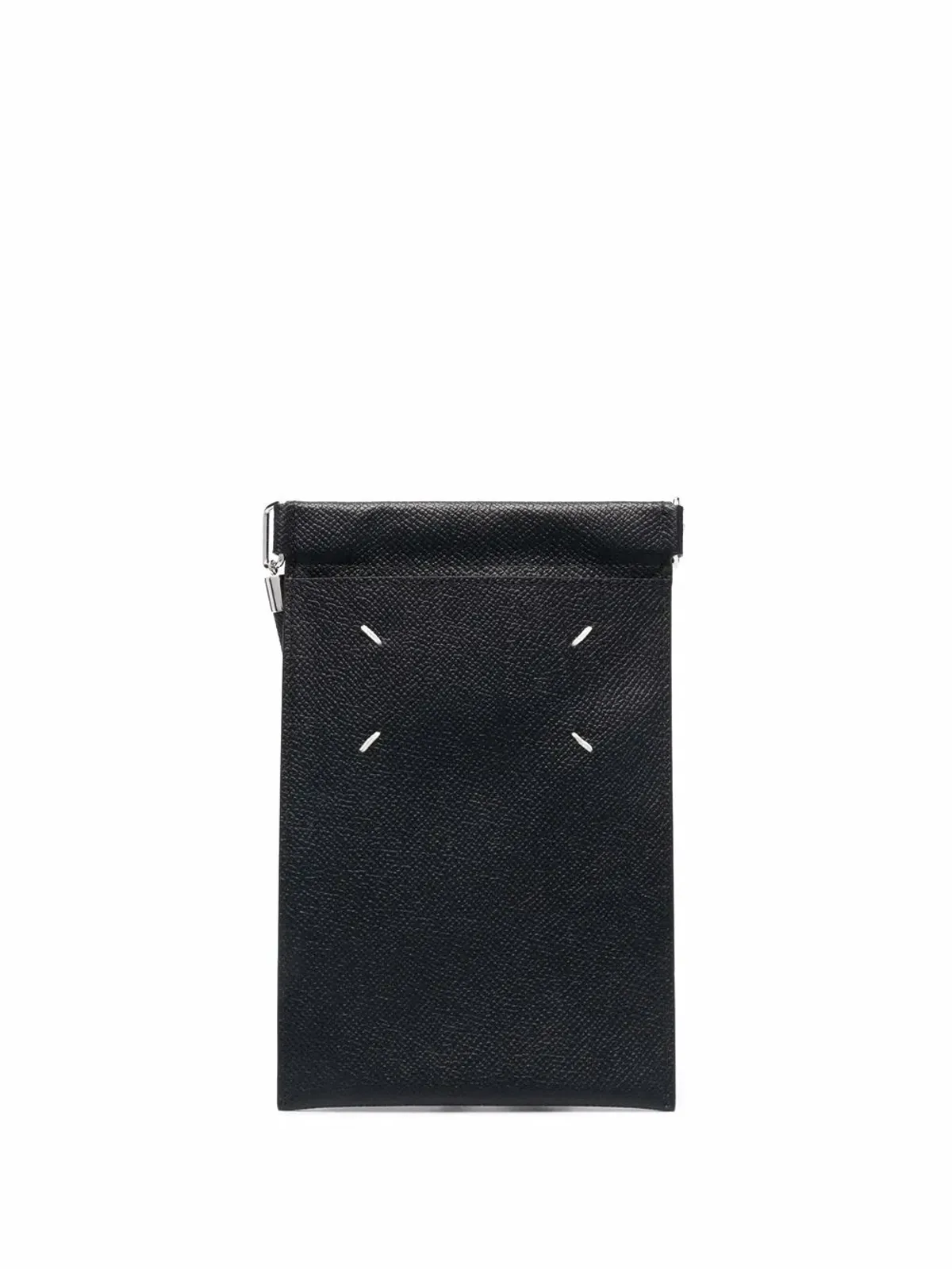 Maison Margiela 四針ステッチ レザー フォンホルダー - 画像2