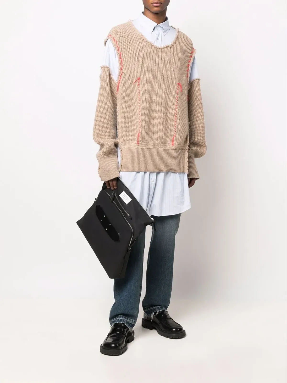 Maison Margiela ソフト 5AC ショルダーバッグ ブラック - 画像2