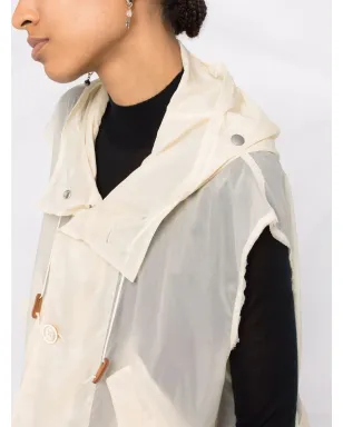 Maison Margiela ベルト付きフード付きトレンチコート - サムネイル3