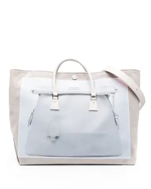 Maison Margiela 5AC trompe-l'oeil トートバッグ グレー - サムネイル1
