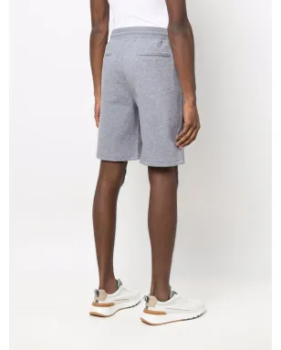 Brunello Cucinelli 膝丈トラックショーツ - グレー - サムネイル4