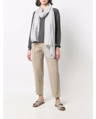 Brunello Cucinelli フリンジエッジスカーフ - サムネイル2