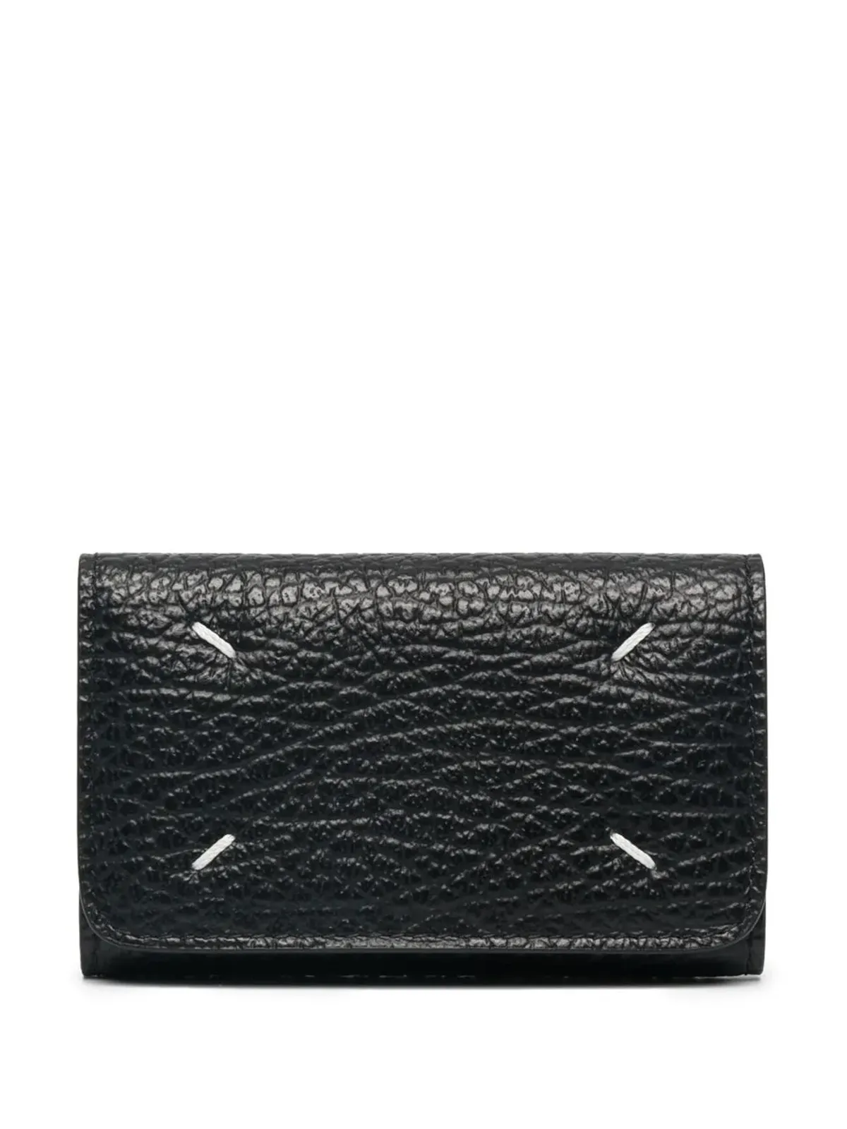 MM6 Maison Margiela 四つステッチ レザー キーホルダー - 画像1