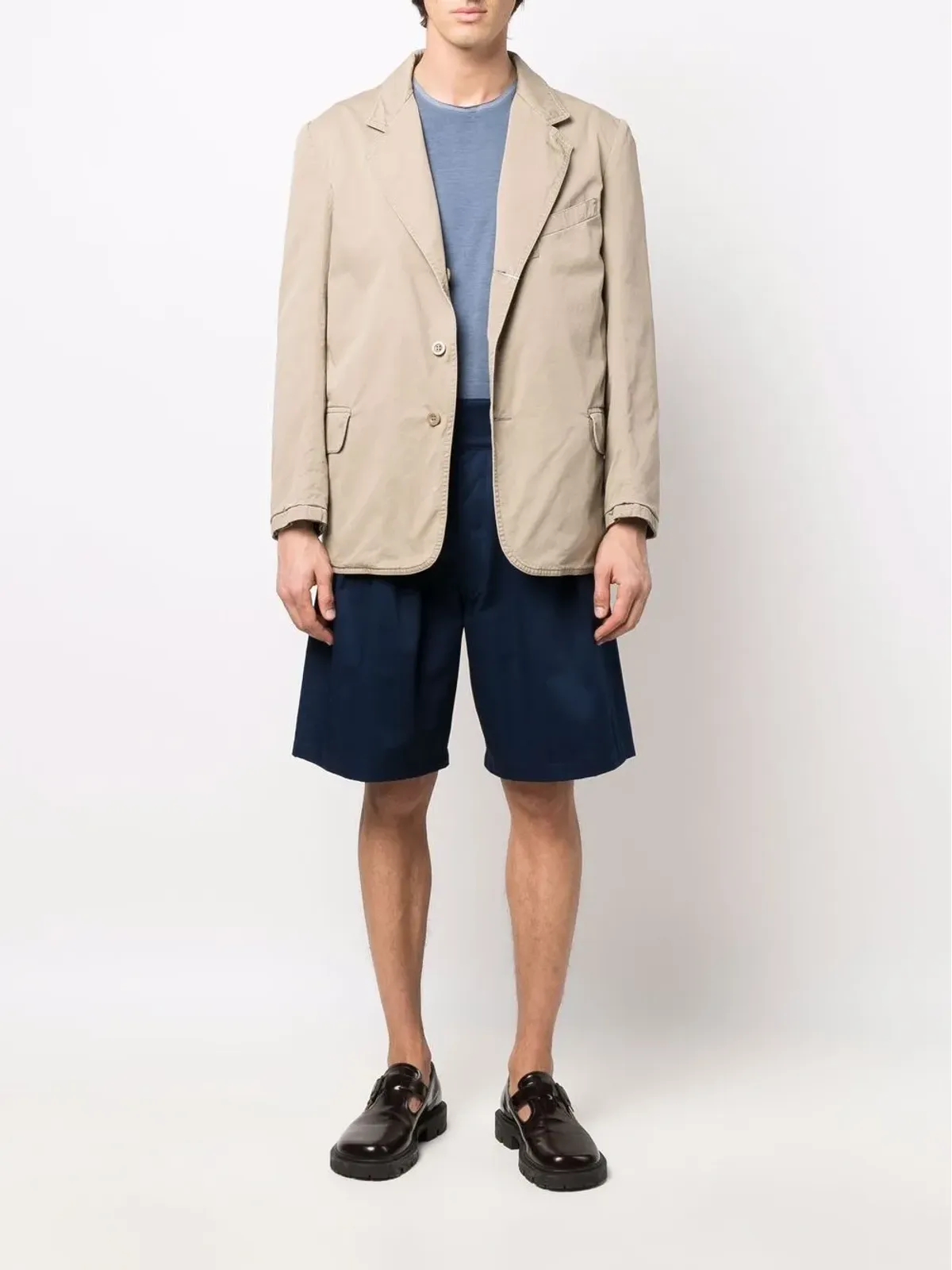 Maison Margiela ノッチド・ラペル シングルブレスト ブレザー - 画像2