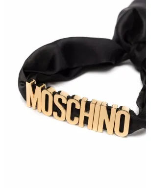 Moschino ロゴプレート付きシルクスカーフ - サムネイル3