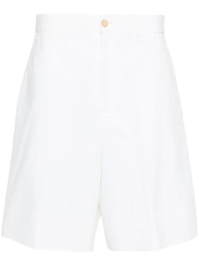 Alexander McQueen Alexander McQueen ストレートレッグショーツ - Whiteの商品画像