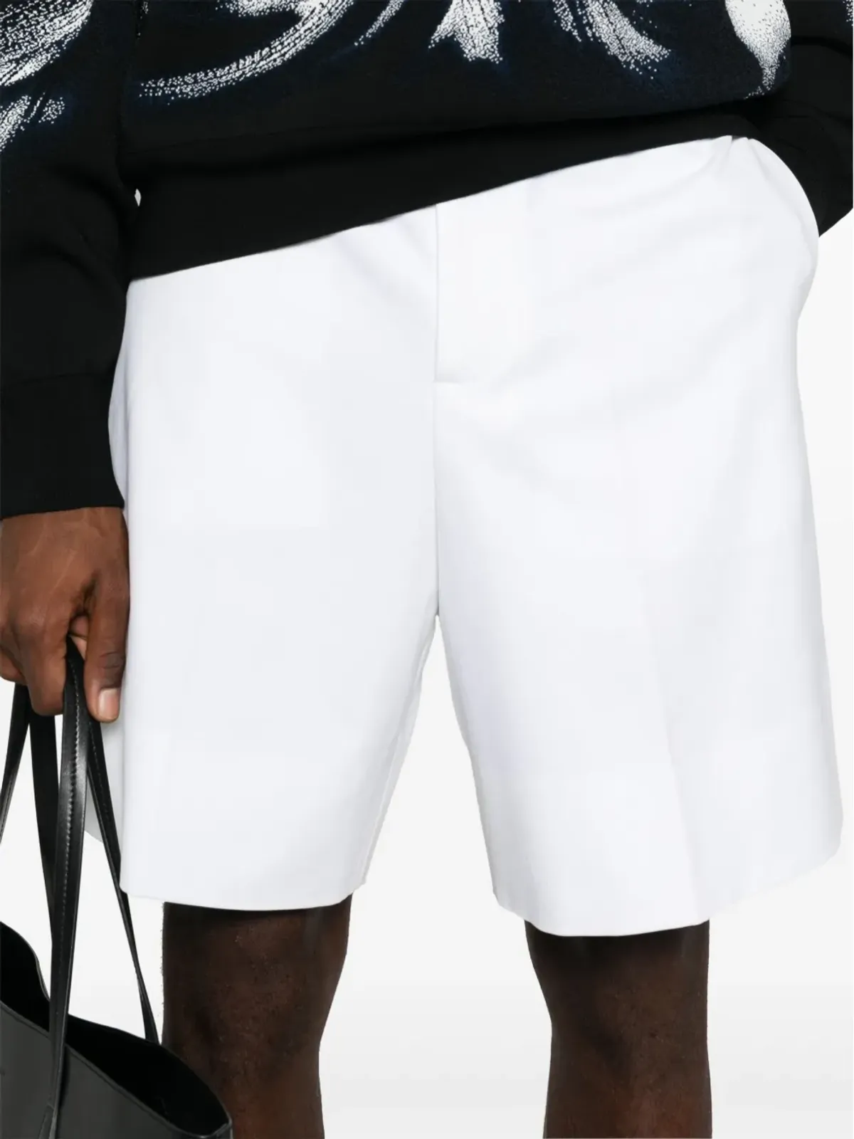 Alexander McQueen ストレートレッグショーツ - White - 画像5