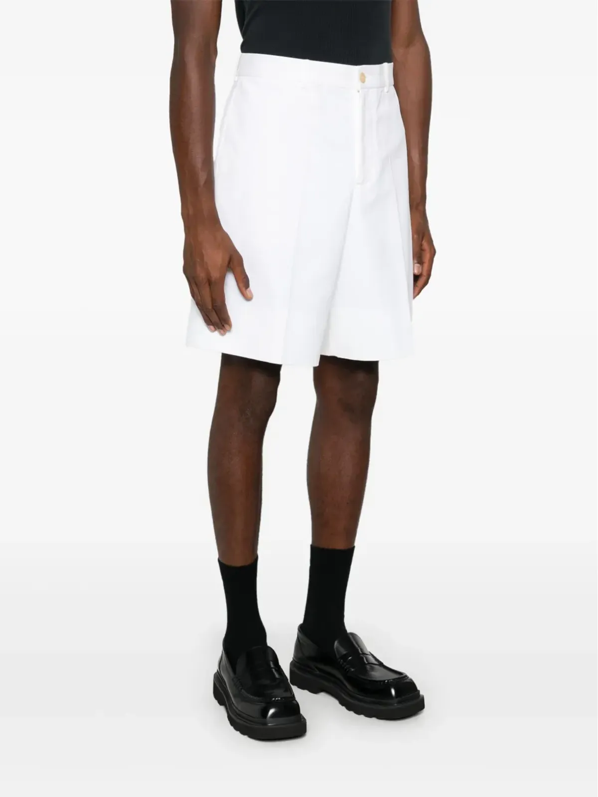Alexander McQueen ストレートレッグショーツ - White - 画像3