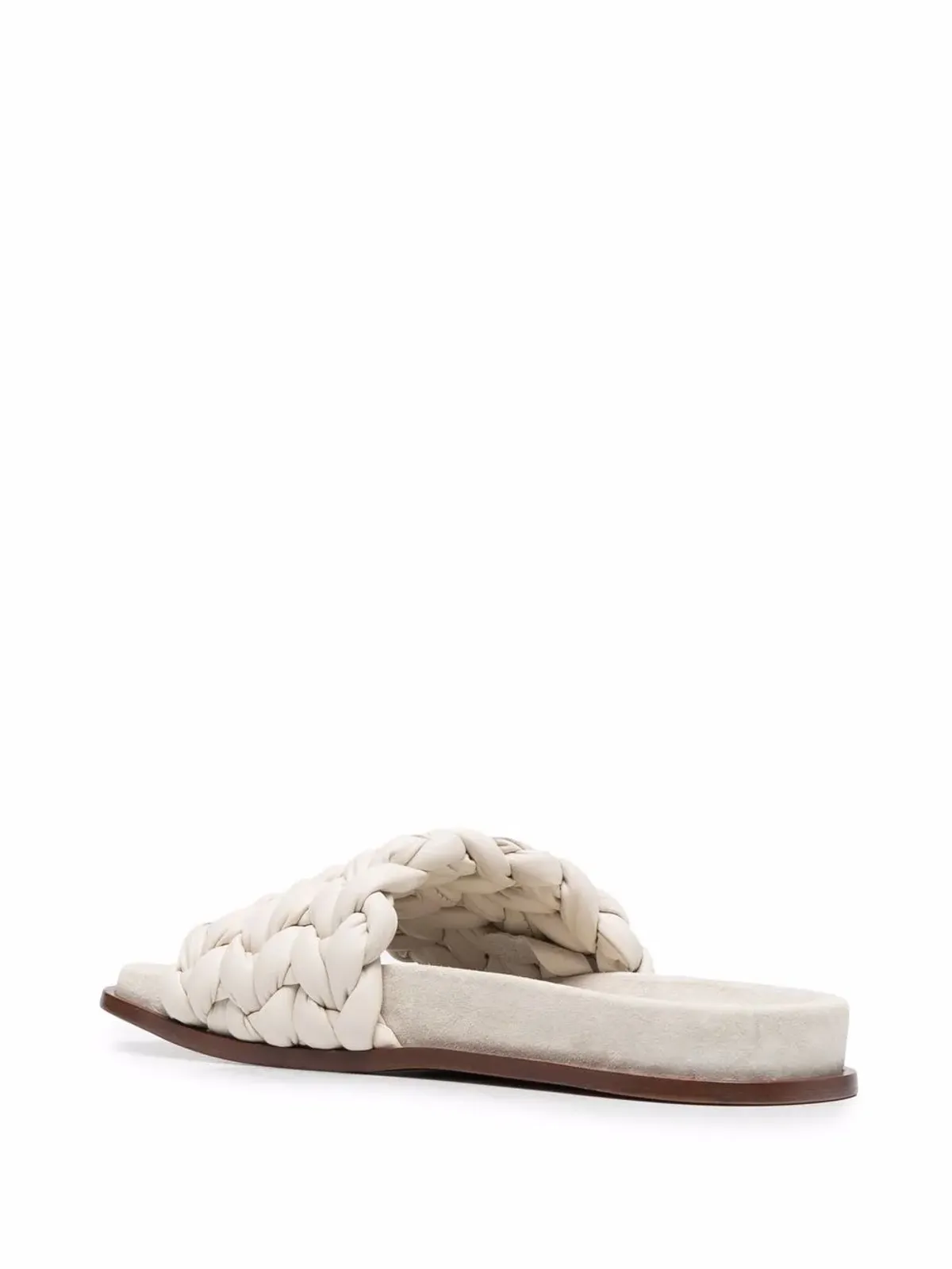 Chloé 編み込みフラットサンダル - グレー - 画像3