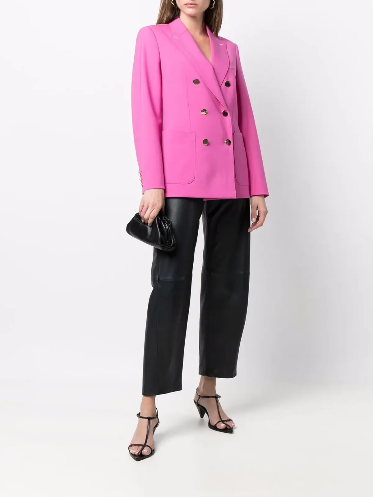 Max Mara ダブルブレスト テーラードブレザー - ピンク - 画像2