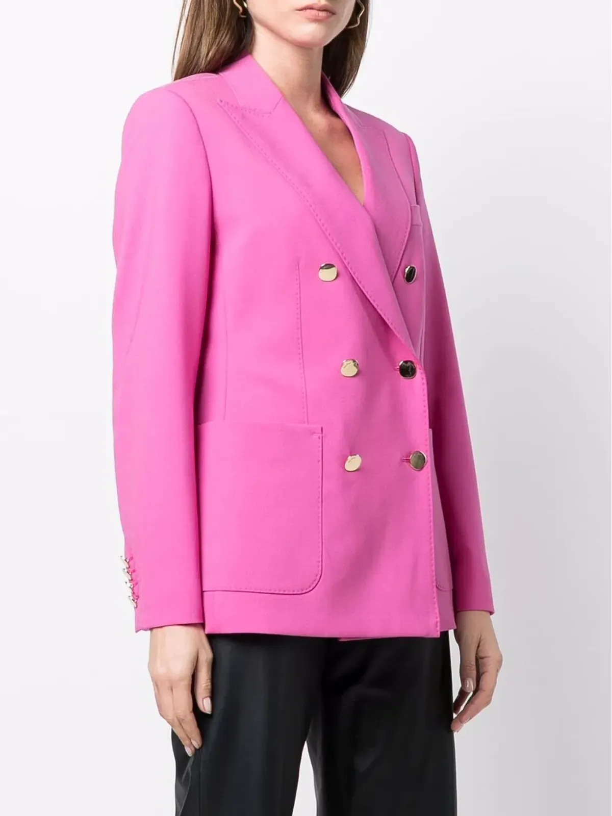 Max Mara ダブルブレスト テーラードブレザー - ピンク - 画像3