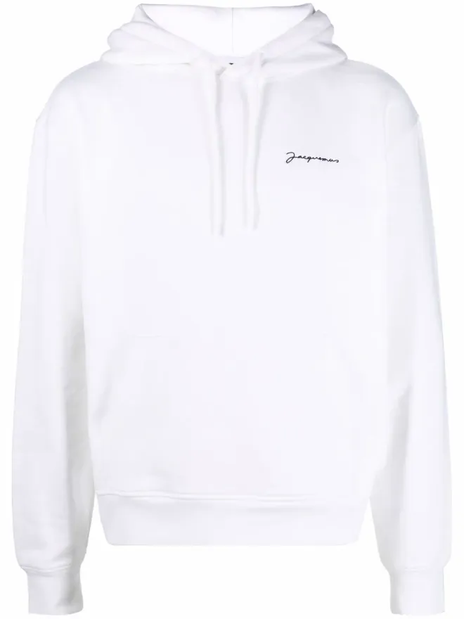 JACQUEMUS Jacquemus Le Sweatshirt Brodé hoodie - Whiteの商品画像