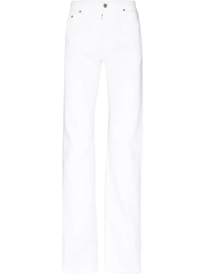 Maison Margiela Maison Margiela ストレートレッグ コットン ジーンズ ホワイトの商品画像