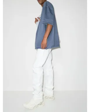 Maison Margiela ストレートレッグ コットン ジーンズ ホワイト - サムネイル4