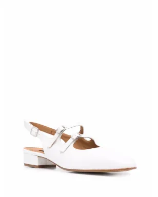Carel Paris Peche buckled slingback pumps - White - サムネイル2