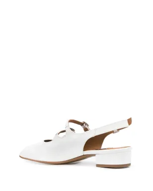 Carel Paris Peche buckled slingback pumps - White - サムネイル3