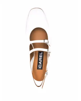 Carel Paris Peche buckled slingback pumps - White - サムネイル4