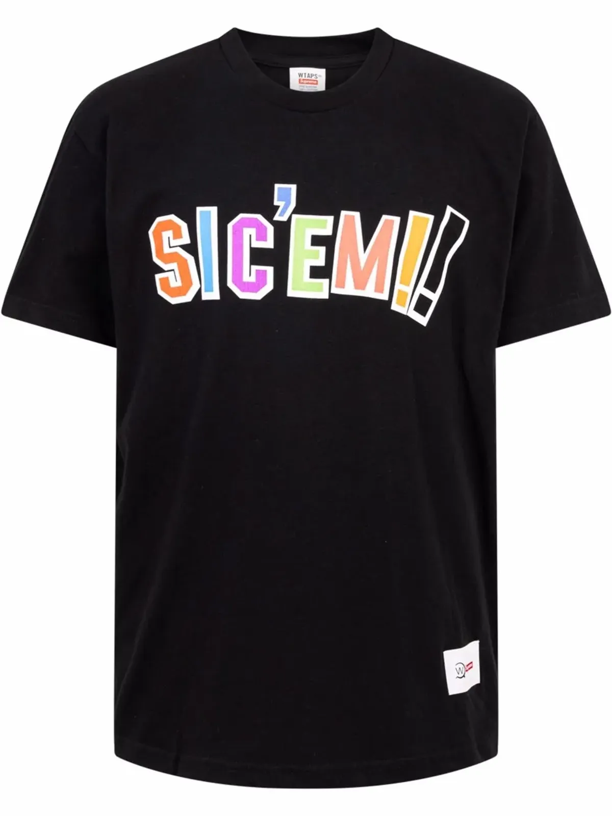 Supreme Wtaps Sic'Em T-shirt - Black - 画像1