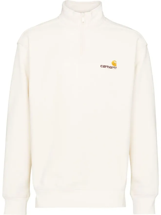 Carhartt WIP Carhartt WIP ロゴ刺繍 ハーフジップ スウェットシャツの商品画像