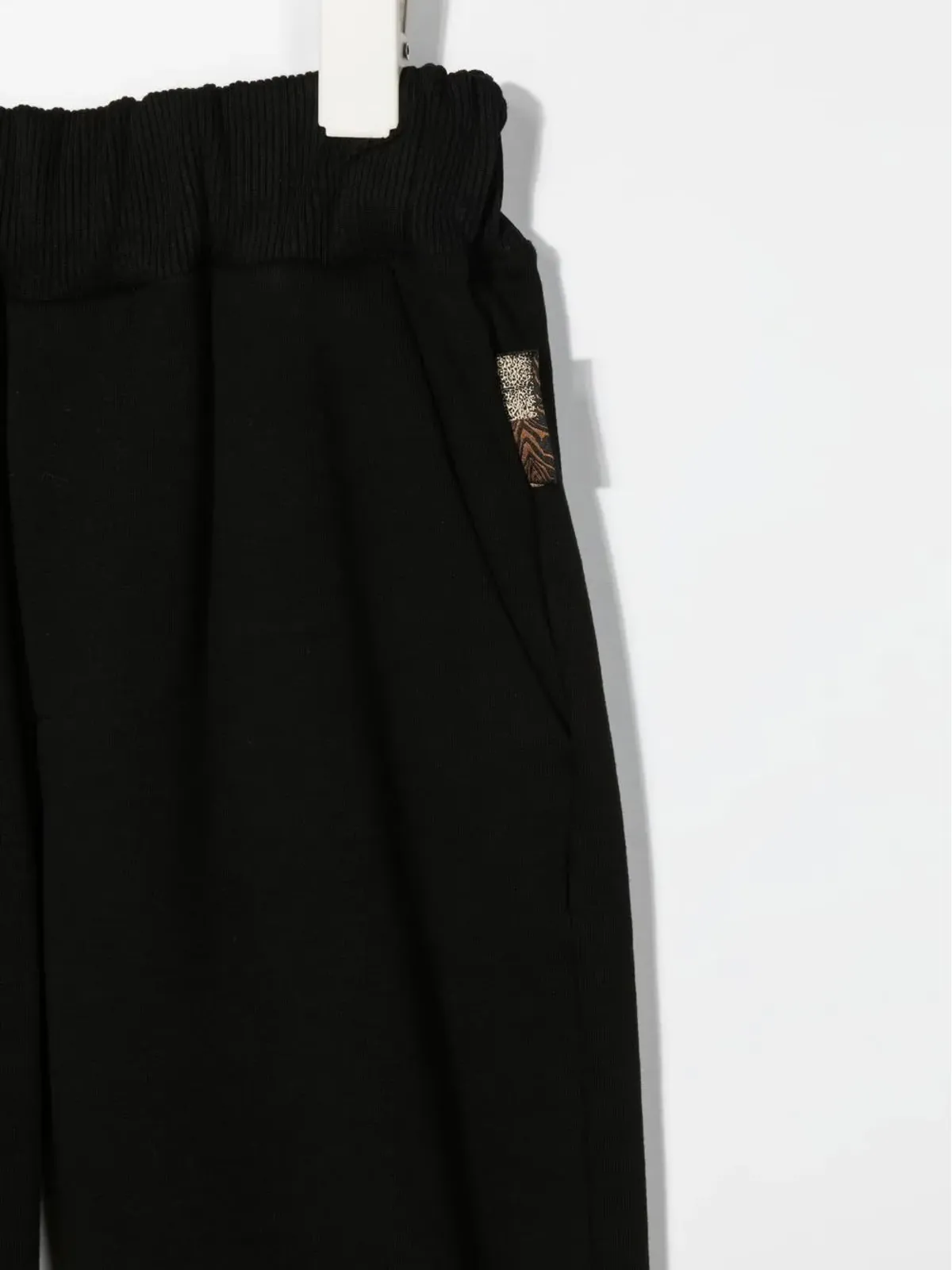 Roberto Cavalli Junior ストレッチコットン・トラックパンツ - ブラック - 画像3