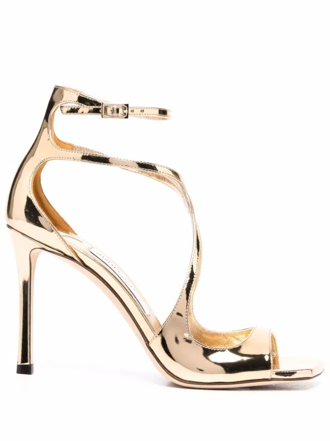 Jimmy Choo Jimmy Choo Azia メタリックエフェクト サンダルの商品画像