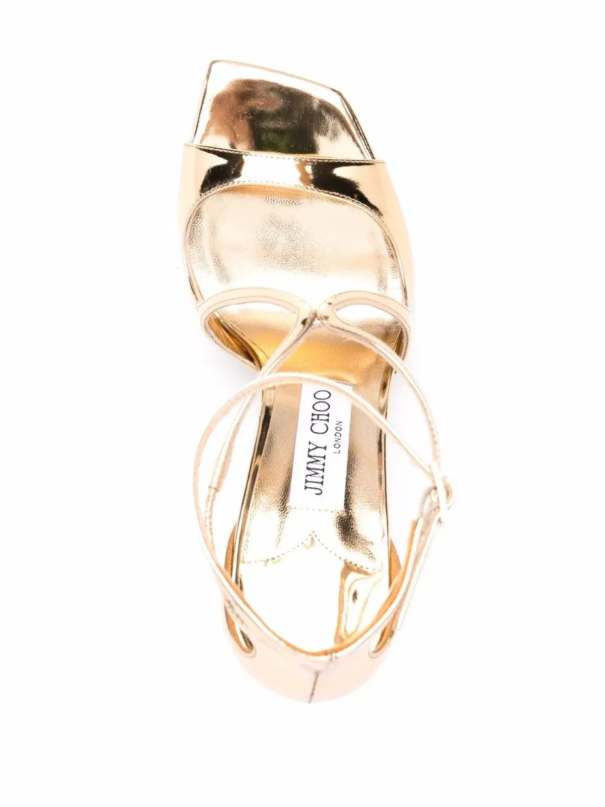 Jimmy Choo Azia メタリックエフェクト サンダル - 画像4