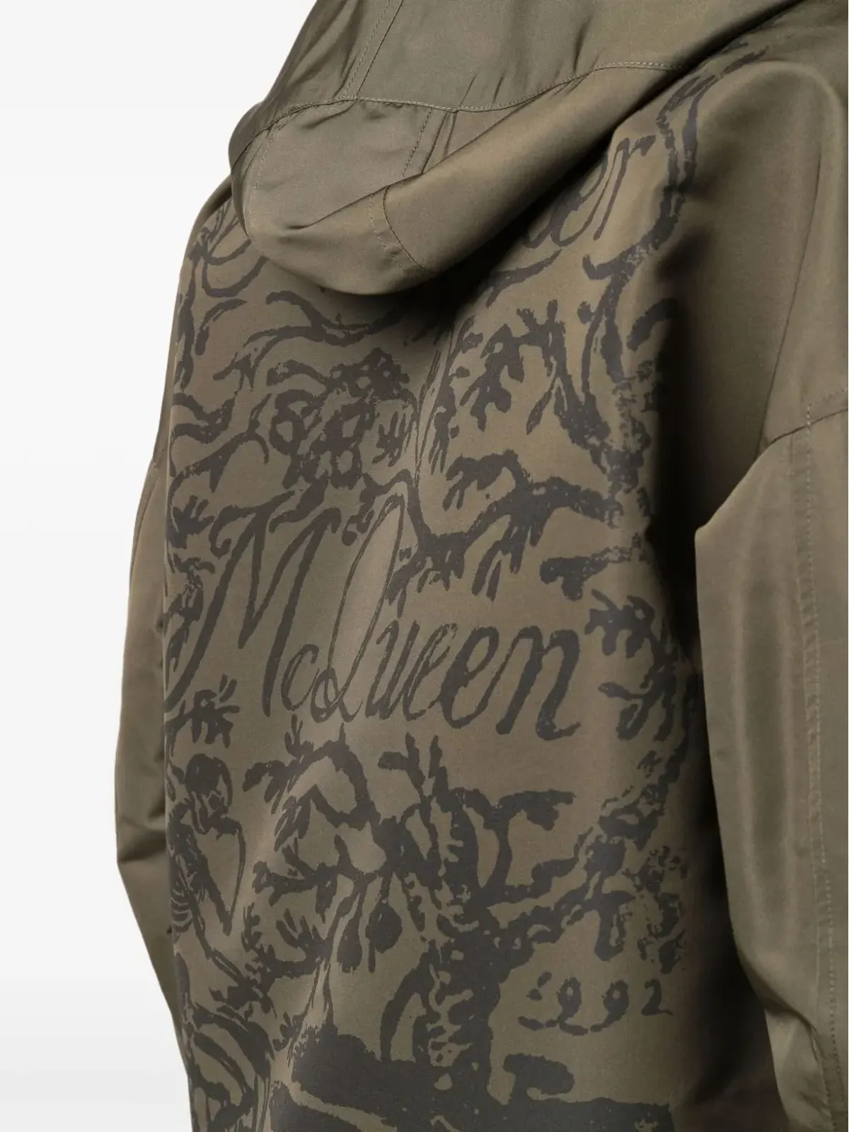 Alexander McQueen ブレイク フード付きジャケット - 画像5