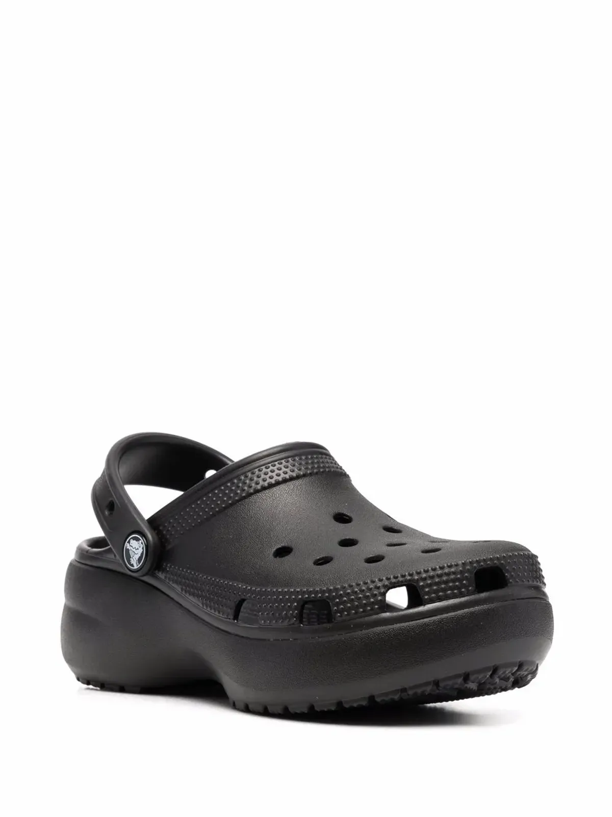 Crocs クラシック・プラットフォーム・クロッグ スライド ブラック - 画像2